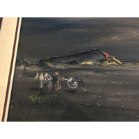 Abstract Landschap in bruin tinten